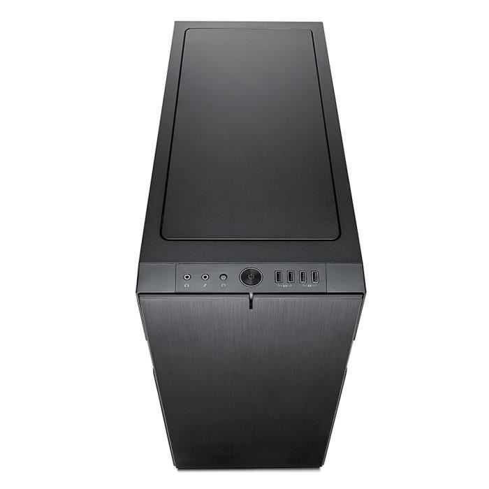 FRACTAL DESIGN BOITIER PC Define R6 - Noir - Format ATX (FD-CA-DEF-R6-BK)