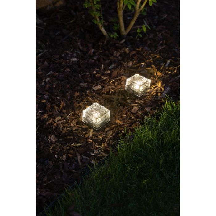 Cube de glace solaire GALIX G4470 - 1 LED - H7cm