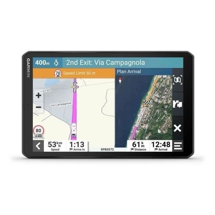 GPS GARMIN Camper 895 - Écran 8 - Itinéraires personnalisés - Alertes spécifiques