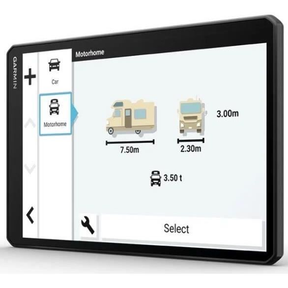 GPS GARMIN Camper 1095 - Écran 10 - Double orientation