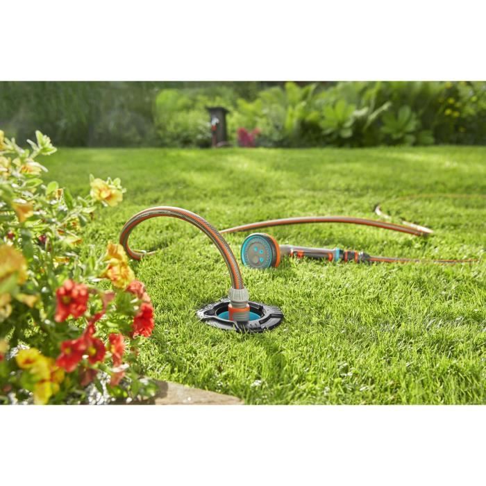 GARDENA Set de Connexion Grand Débit  Relier pipeline et systeme d'irrigation automatique a l'alimentation en eau