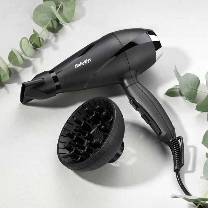 Seche-cheveux - BaByliss - 6713DE Shine Pro 2200 - Moteur AC - Fabriqué en Italie