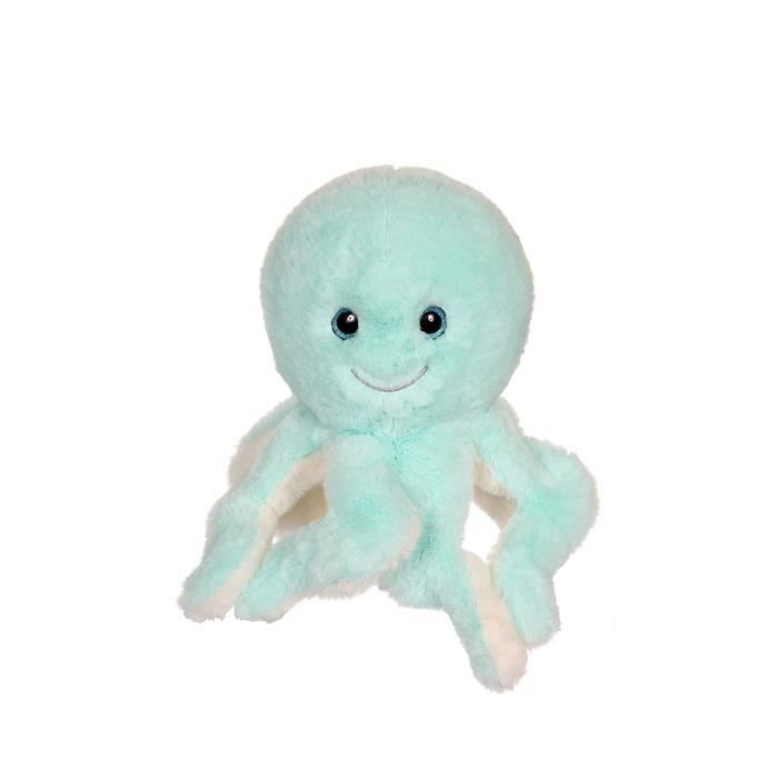 Peluche Pieuvre - GIPSY TOYS - Bleu, 32 cm