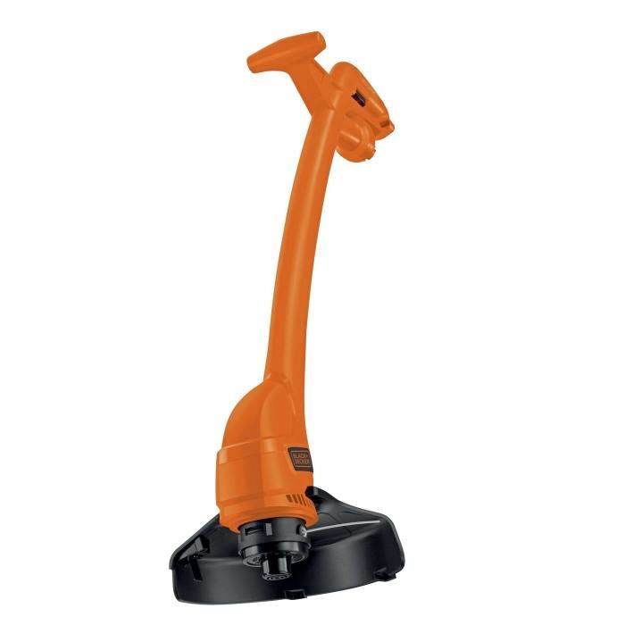 Coupe-Bordures Filaire BLACK+DECKER GL310 300W 25cm - Déroulement du Fil par Frappe au Sol