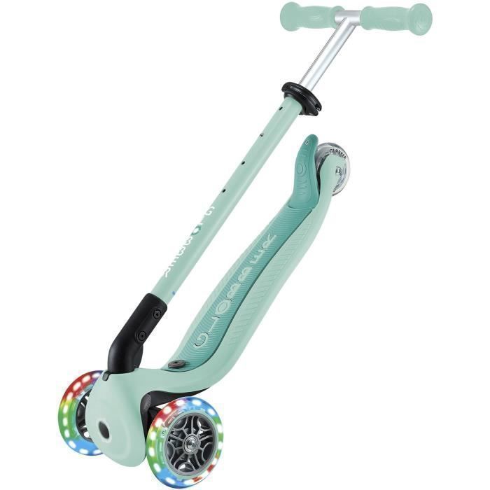 Globber - Trottinette évolutive GO-UP ACTIVE PLUS LIGHTS avec siege - Vert menthe