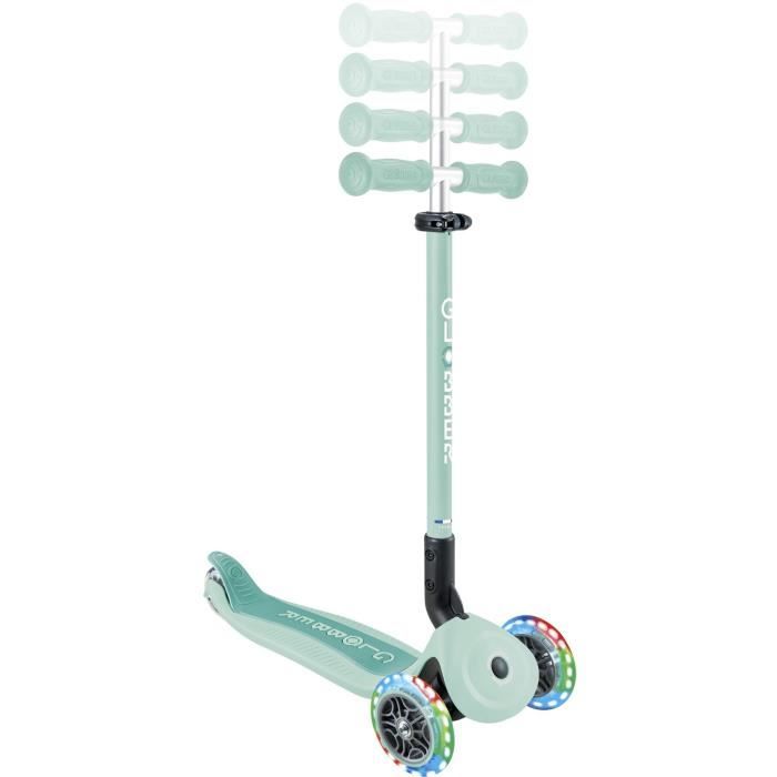 Globber - Trottinette évolutive GO-UP ACTIVE PLUS LIGHTS avec siege - Vert menthe