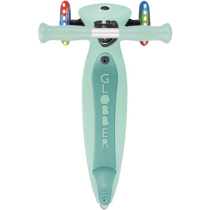 Globber - Trottinette évolutive GO-UP ACTIVE PLUS LIGHTS avec siege - Vert menthe