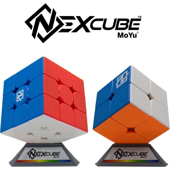 Puzzle Cube Nexcube 3x3 + 2x2 Classic - MoYu - Multicolore - Extérieur - Neuf