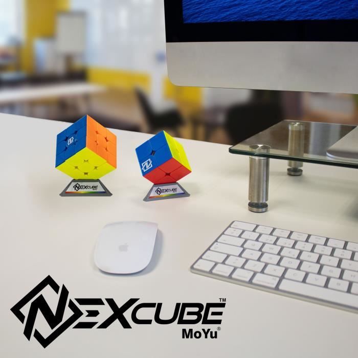 Puzzle Cube Nexcube 3x3 + 2x2 Classic - MoYu - Multicolore - Extérieur - Neuf