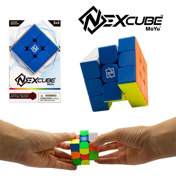 Puzzle Cube Nexcube 3x3 + 2x2 Classic - MoYu - Multicolore - Extérieur - Neuf