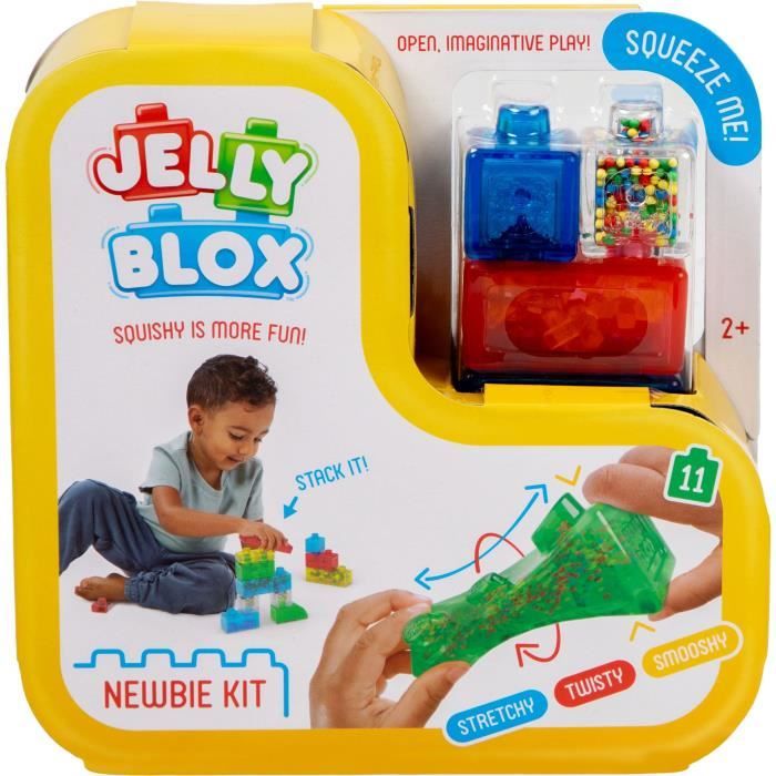 Jeu de construction - GOLIATH - Jelly Blox Newbie Kit - Blocs souples et tactiles des 2 ans