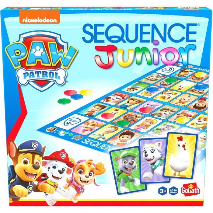 Jeu de société - GOLIATH - Sequence Junior Pat'Patrouille - Jeu familial des 3 ans