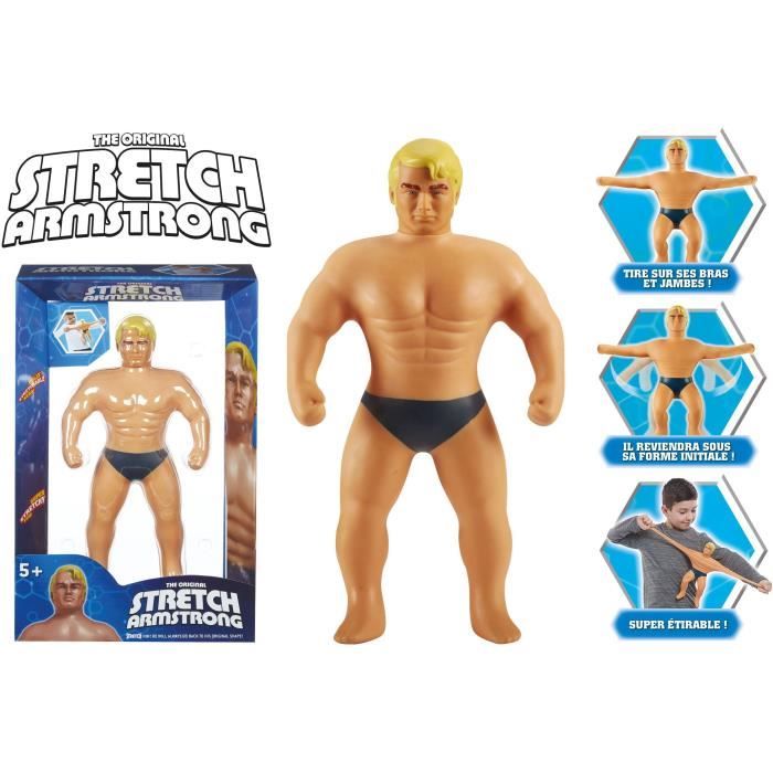 Figurine Stretch Armstrong étirable de 25 cm pour enfants des 5 ans - TRE03