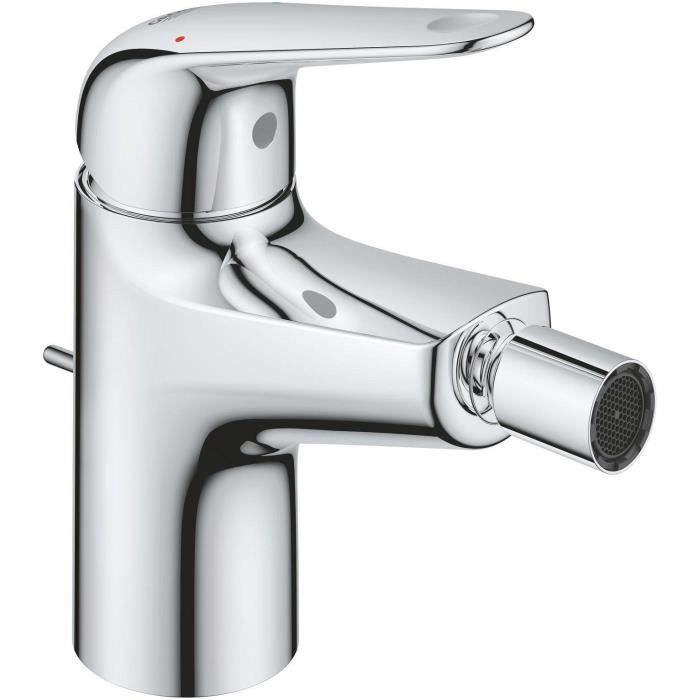 Mitigeur monocommande bidet - GROHE Swift - 24332001 - Chromé - Avec rotule - Economie d'eau