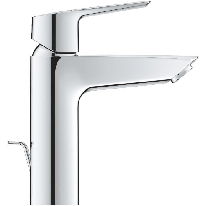 Mitigeur monocommande Lavabo GROHE - Taille M - Finition Chromé - Economie d'eau - Garantie 5 ans