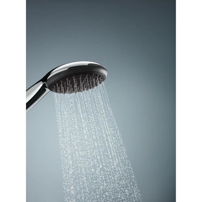 Ensemble flexible et pommeau de douche 1 jet (Pluie) - GROHE Vitalio Start 110 26720001 - Sélection facile - Economie d'eau