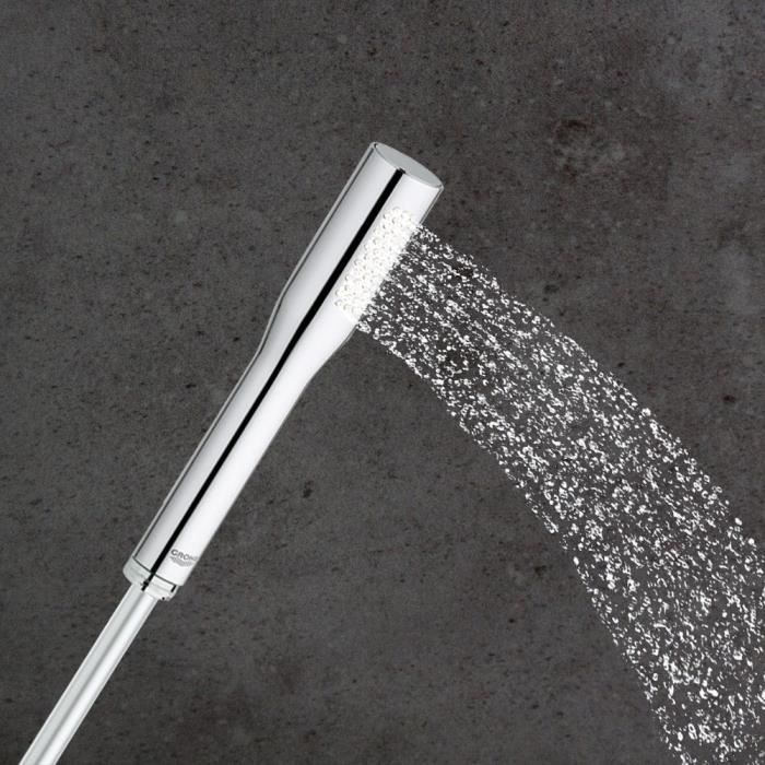 Pommeau de douche GROHE Vitalio Get Stick - 1 jet - technologie anti-brûlure et économie d'eau - chromé