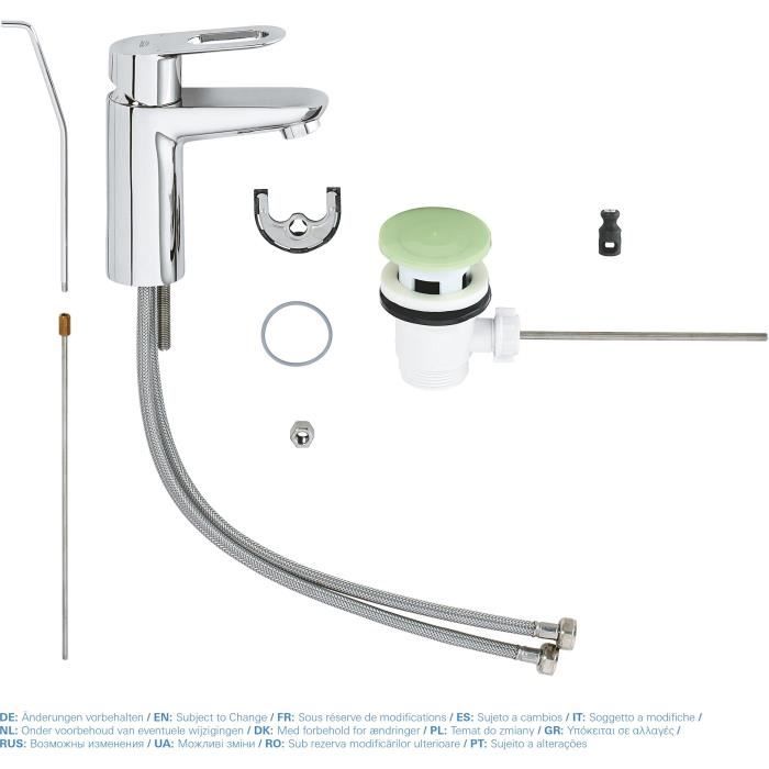 Mitigeur de lavabo monocommande Bauloop taille S - GROHE - 23335000