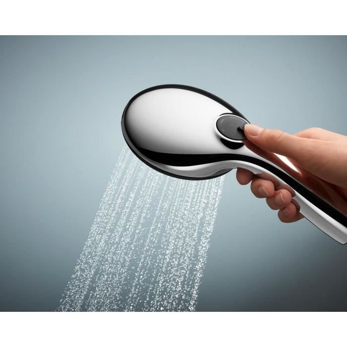 Pommeau de douche - GROHE Vitalio Start 110 27946001 - 2 jets (Pluie/Stimulant) - Economie d'eau - Procédé anti-calcaire - Chromé