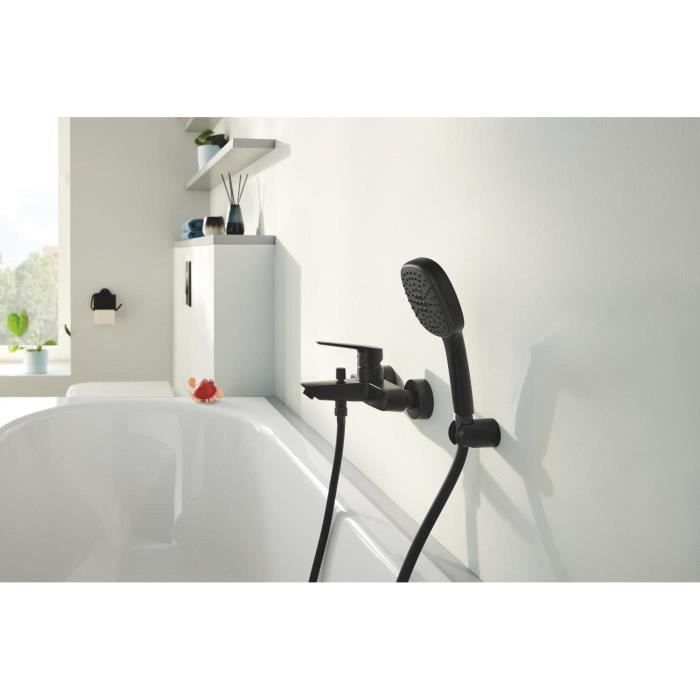 Ensemble de douche avec pommeau 2 jets, support et flexible - GROHE Vitalio Comfort 110 263992431 - Sélection facile -Economie d'eau