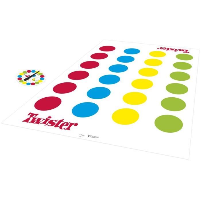 Hasbro Gaming - Twister - Jeu d'ambiance pour enfants - a partir de 6 ans