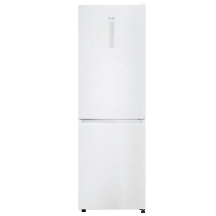 Réfrigérateur combiné - HAIER - HDW3618DNPW - Classe D - 341 L - 36 dB - Blanc