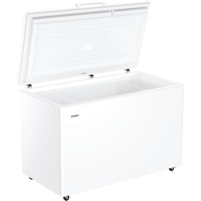 Congélateur coffre - HAIER - HCE420E - Classe E - 89,5 x 132,x 75cm - 418 L - Blanc