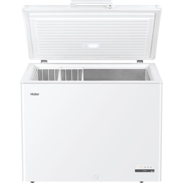 Congélateur coffre - HAIER - Series 5 HCE301E - Classe E - 300 L -  89,5 x 111 x 62 cm - Blanc