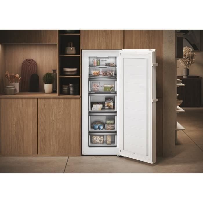 Congélateur armoire HAIER 226L - H4F226WEH1 - Series 3 - Total No Frost - Connectivité - classe E - blanc