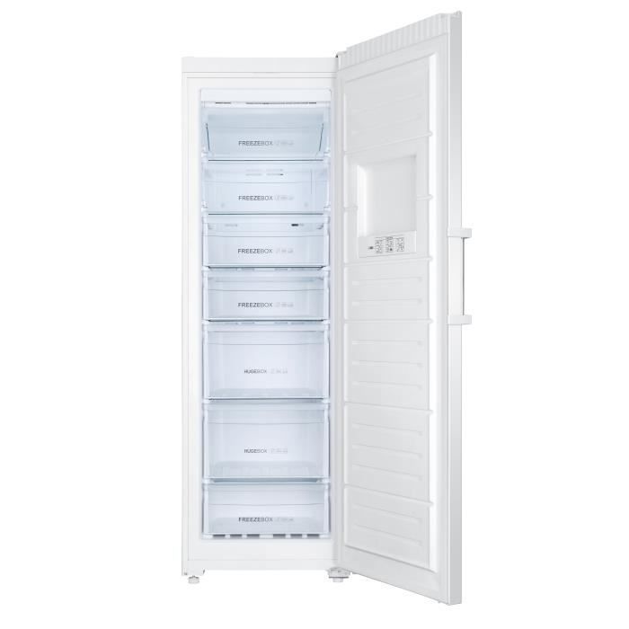 HAIER H2F-255WSAA - Congélateur armoire - 262L - Froid No Frost -L60 x H186.5 cm - Blanc