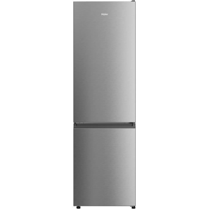 Réfrigérateur Combiné - HAIER HDW1620DNPK - Classe D - 377 L - 200 x 59,5 x 65,9 cm - Effet Inox