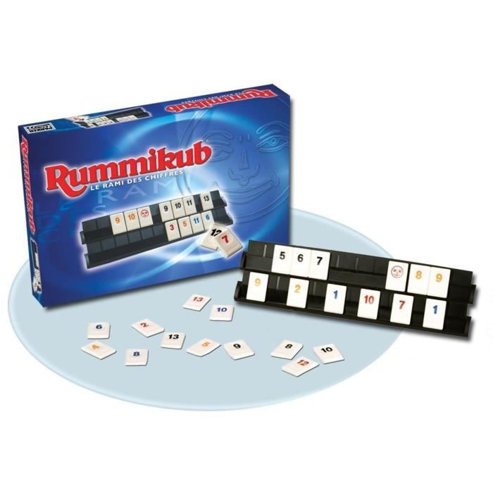 RUMMIKUB - Chiffres - Jeu de societe de reflexion - Jeu de plateau type educatif - Version francaise