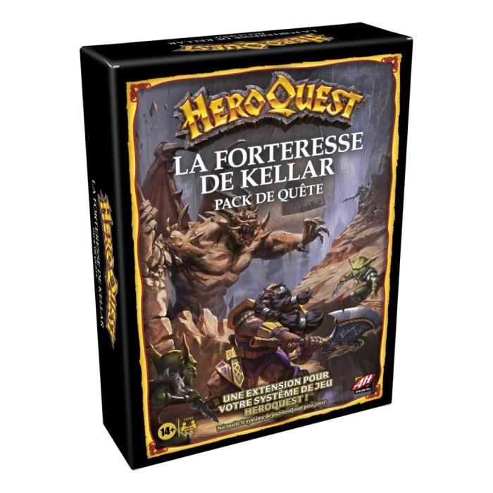 HeroQuest, extension La forteresse de Kellar, 2 a 5 joueurs, des 14 ans, systeme de jeu HeroQuest requis - Avalon Hill