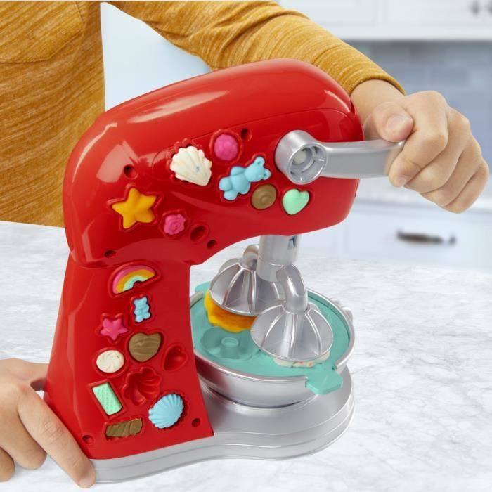 Play-Doh Kitchen Creations, Robot pâtissier, jouet de pâte a modeler avec accessoires de cuisine factices