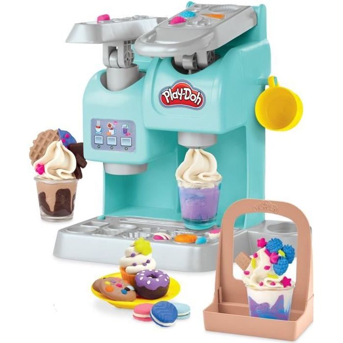 Play-Doh Mon super café, Pâte a modeler, Machine a café jouet pour enfants des 3 ans, Kitchen Creation