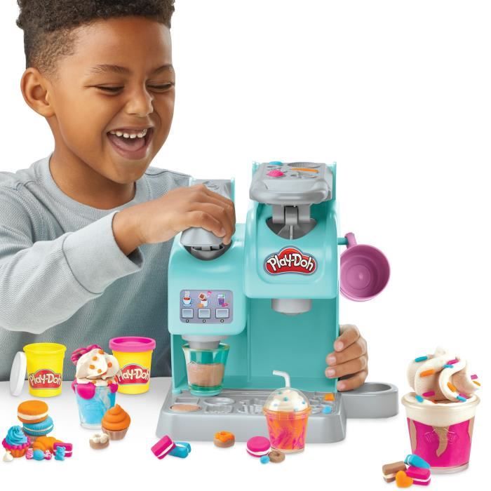 Play-Doh Mon super café, Pâte a modeler, Machine a café jouet pour enfants des 3 ans, Kitchen Creation