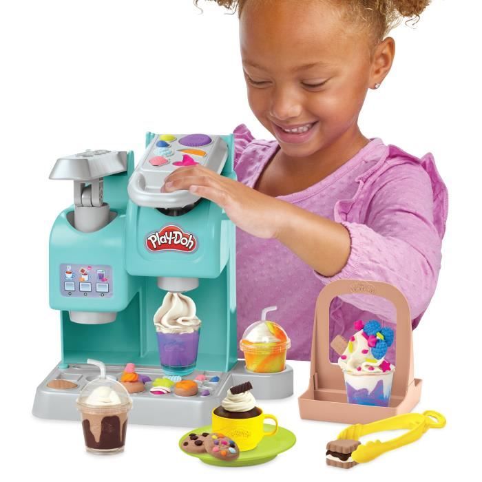 Play-Doh Mon super café, Pâte a modeler, Machine a café jouet pour enfants des 3 ans, Kitchen Creation