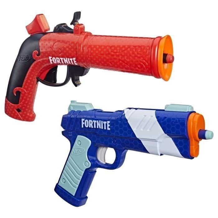 Jeu de tir - NERF - Nerf Fortnite Dual Pack - 2 blasters et 6 fléchettes en mousse Elite