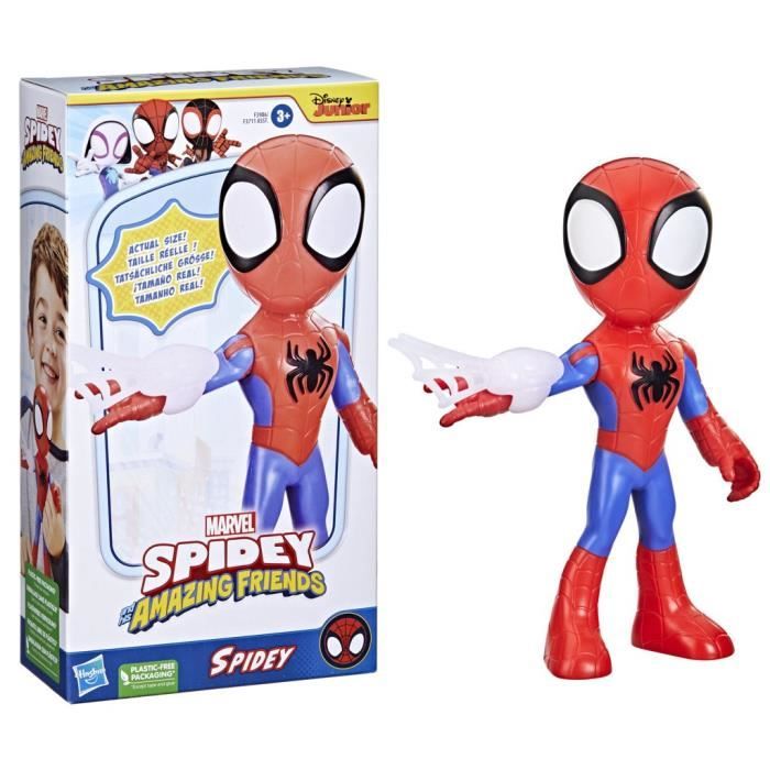 Figurine Spidey géante 23 cm - Marvel - Hasbro - Spidey et ses amis extraordinaires