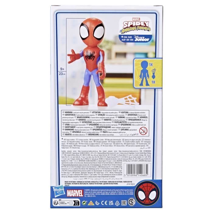 Figurine Spidey géante 23 cm - Marvel - Hasbro - Spidey et ses amis extraordinaires