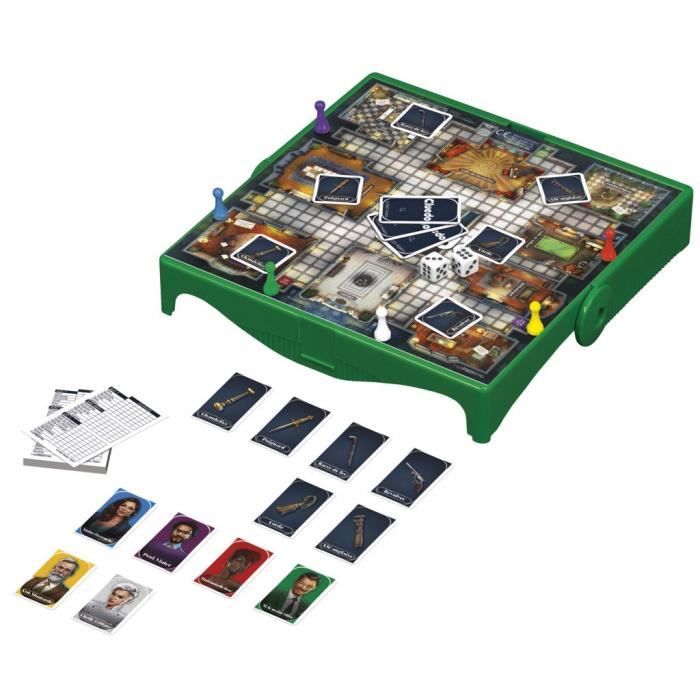 Cluedo Voyage, jeu de société de voyage pour 3 a 6 joueurs, jeu de voyage, Des 8 ans, Hasbro Gaming