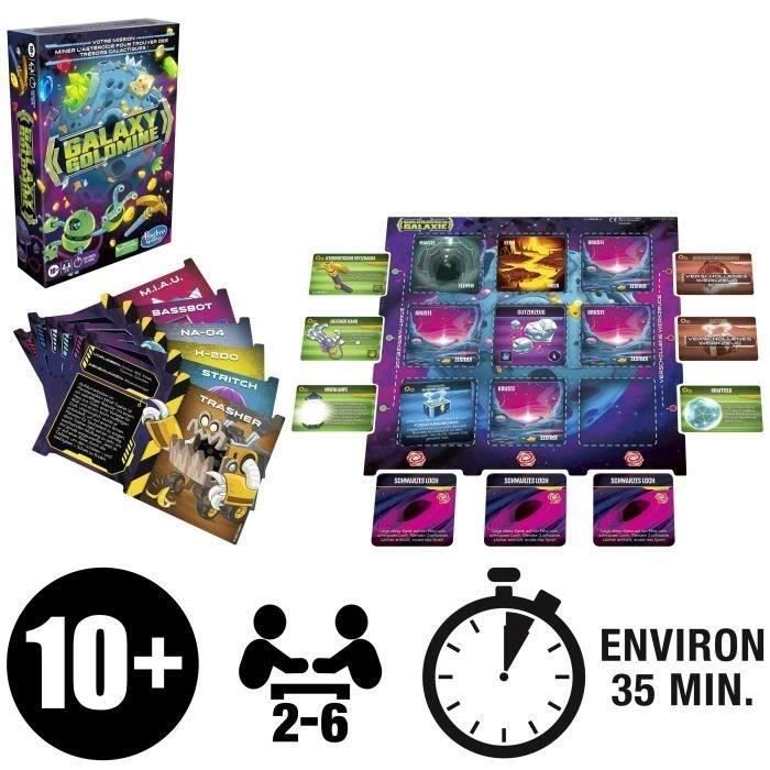 Galaxy Goldmine, jeu de cartes stratégique familial pour enfants, ados et adultes, jeux de cartes amusants pour la famille