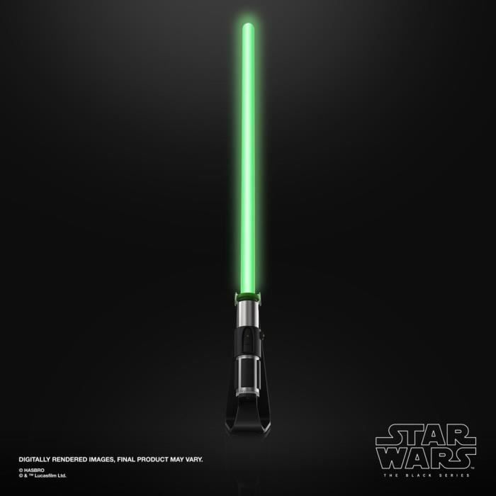 Sabre Laser électroniquede Yoda Premium Force FX Elite, Article de Cosplay pour Adultes, Star Wars The Black Series