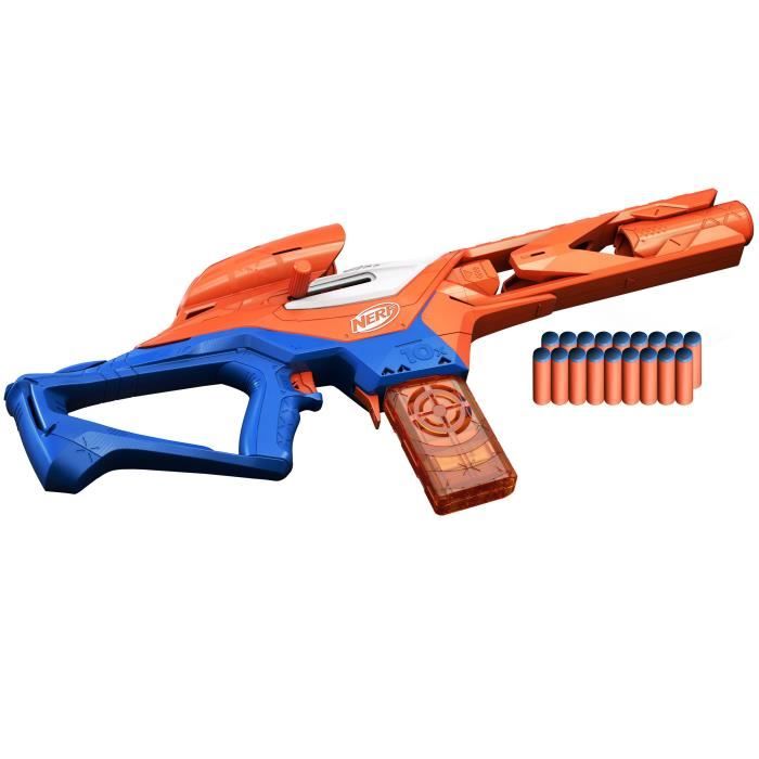 Nerf NSeries blaster Pinpoint a fléchette, 18 fléchettes, a partir de 8 ans