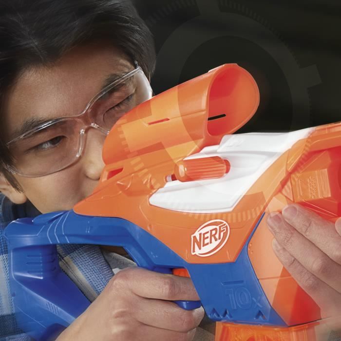 Nerf NSeries blaster Pinpoint a fléchette, 18 fléchettes, a partir de 8 ans