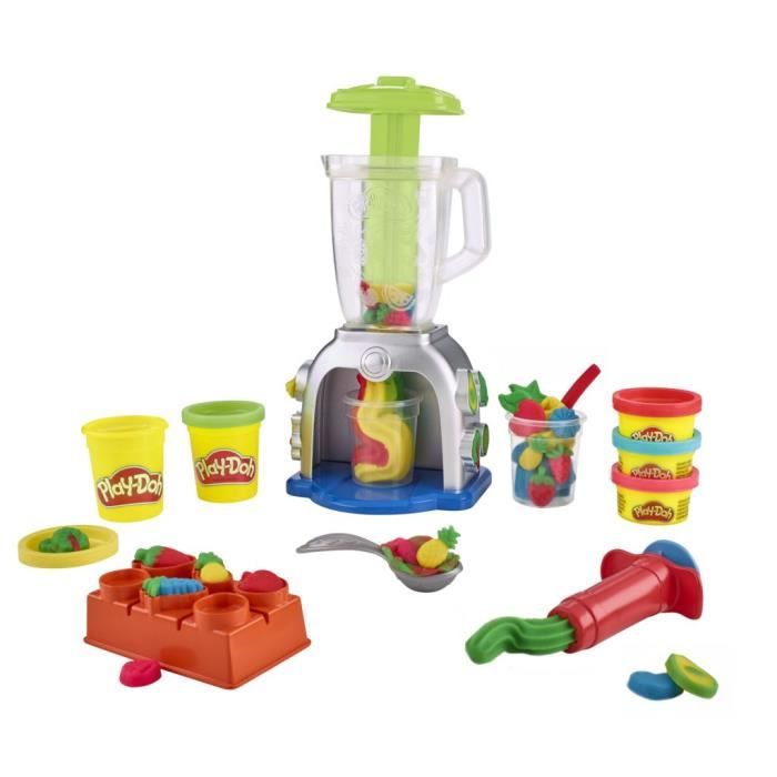 Play-Doh, Tourbillon de smoothies, jouet de cuisine factice avec pâte a modeler, loisirs créatifs pour enfants, Des 3 ans