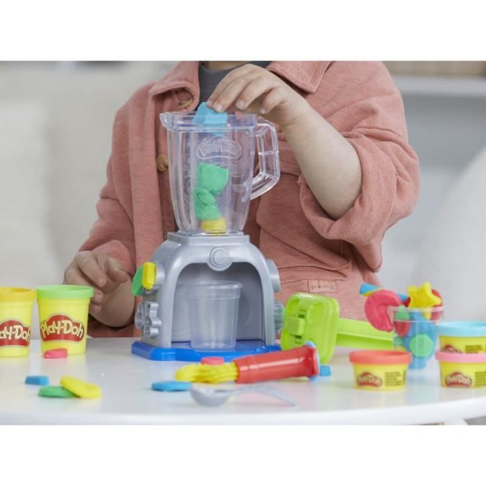 Play-Doh, Tourbillon de smoothies, jouet de cuisine factice avec pâte a modeler, loisirs créatifs pour enfants, Des 3 ans