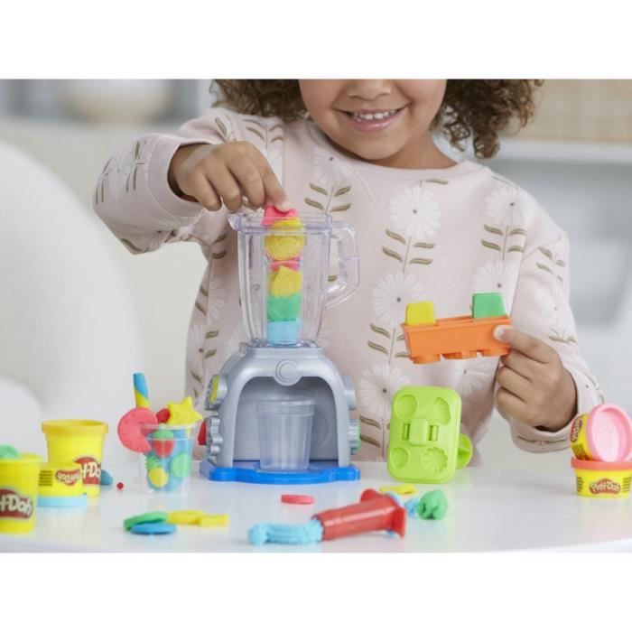 Play-Doh, Tourbillon de smoothies, jouet de cuisine factice avec pâte a modeler, loisirs créatifs pour enfants, Des 3 ans