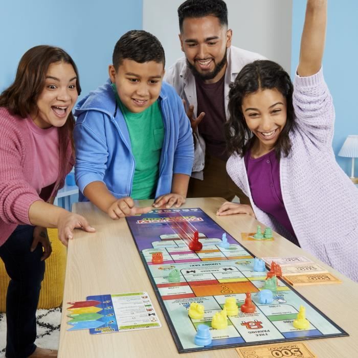 Monopoly Gliss', Jeu de Groupe Familial pour Enfants, Ados et Adultes, a partir de 8 Ans, 2 a 8 Joueurs, 20 Minutes en Moyenne, Jeu