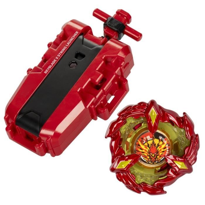 Beyblade X pack Soar Phoenix 9-60GF avec lanceur a corde deluxe, toupie a rotation droite, des 8 ans